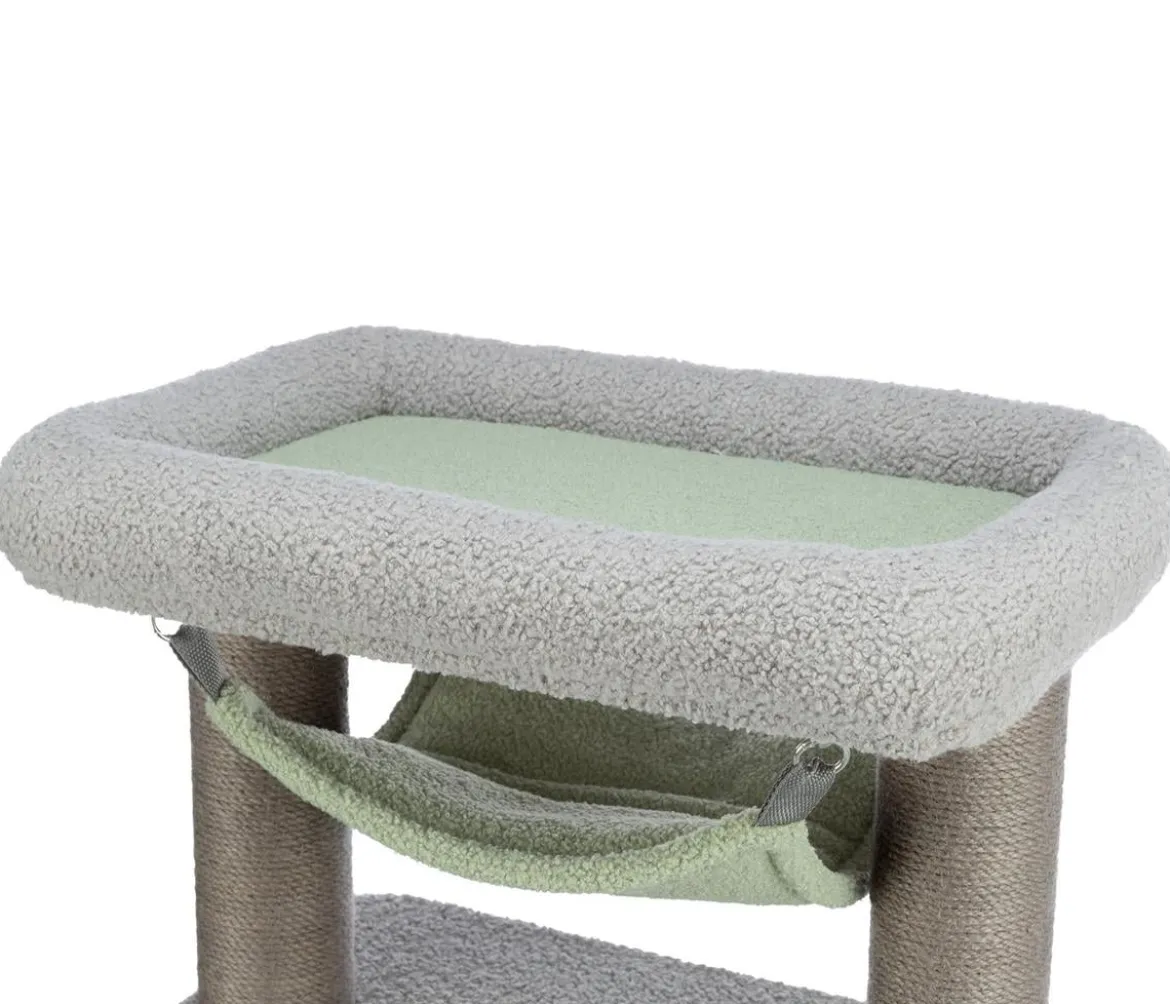 Trixie Junior Kratzbaum Lunito, grau/mint, ca. B52/H71/T34 cm