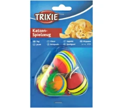 Trixie Katzenspielzeug Rainbowbälle am Band
