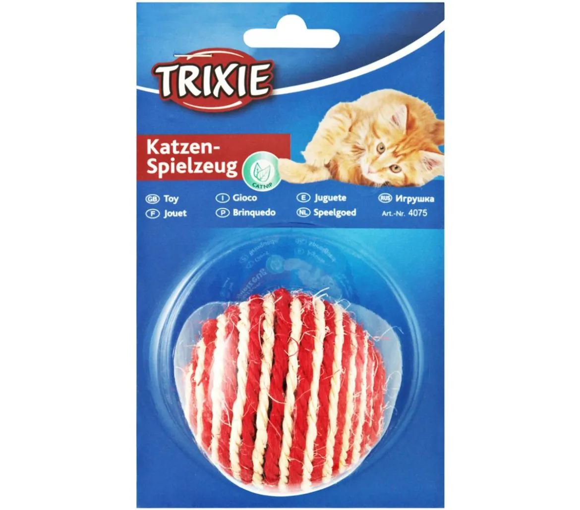 Trixie Katzenspielzeug Sisalball mit Catnip