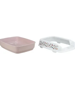 Trixie Katzentoilette Delio, flieder/weiß, ca. B50/H20/T38 cm