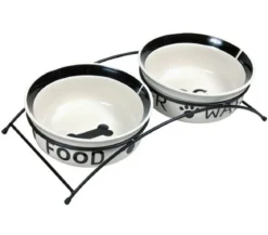 Trixie Keramiknapf-Set Eat on Feet, 2 x 1,6 Liter