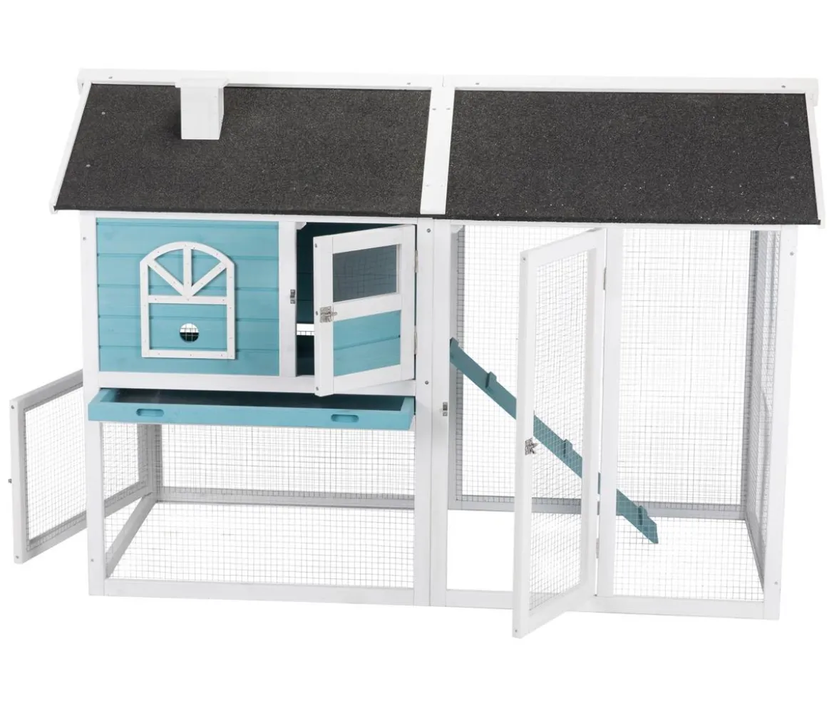 Trixie Kleintierstall mit Freilaufgehege, ca. B156/H110/T80 cm