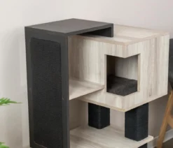 Trixie Kratzbaum CityStyle, grau/schwarz, ca. B58/H98/T38 cm