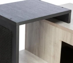 Trixie Kratzbaum CityStyle, grau/schwarz, ca. B58/H98/T38 cm