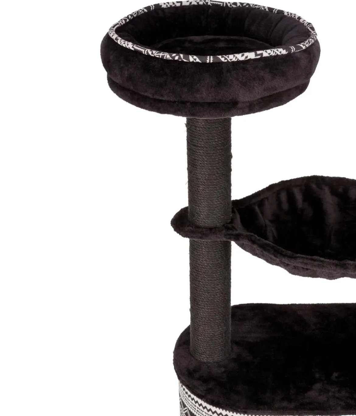 Trixie Kratzbaum Giada, schwarz/weiß, ca. B65/H112/T38 cm