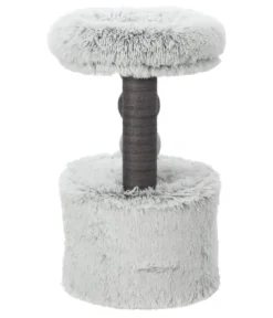 Trixie Kratzbaum Harvey, weiß/schwarz, ca. B54/H73/T40 cm
