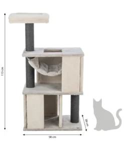 Trixie Kratzbaum Juliano, grau, ca. B58/H115/T38 cm