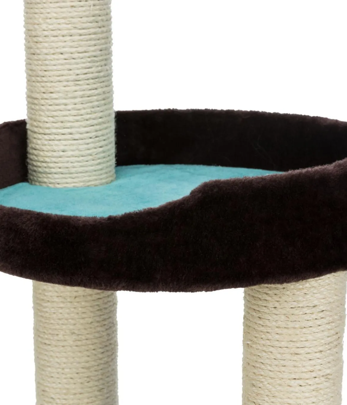 Trixie Kratzbaum Lugo, braun/türkis, ca. Ø45/H103 cm