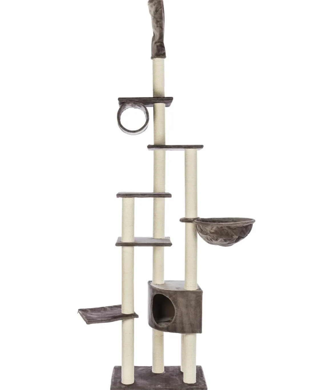Trixie Kratzbaum Madrid, grau, ca. B68/H245-270/T44 cm