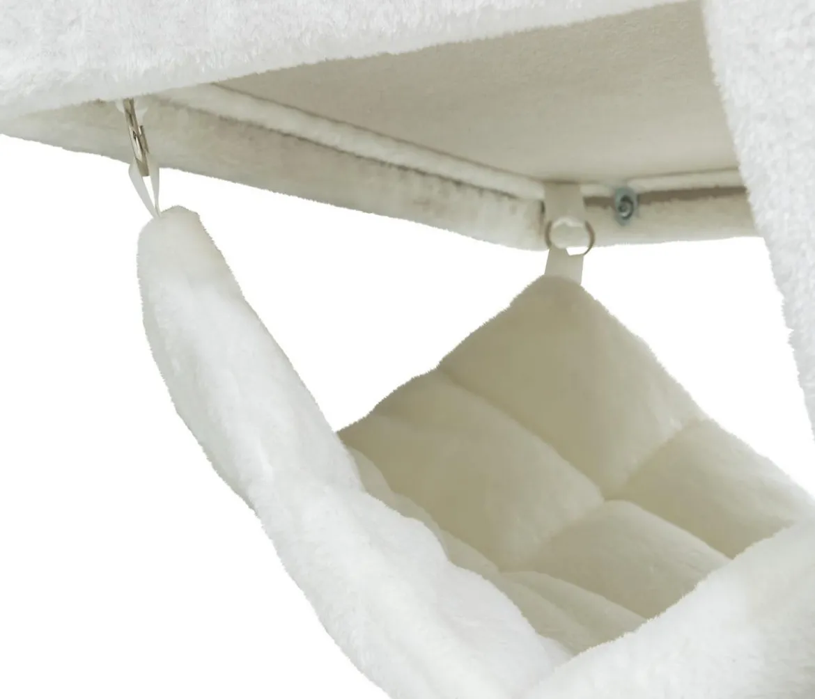 Trixie Kratzbaum mit Wandbefestigung, grau, ca. B59/H110/T49 cm