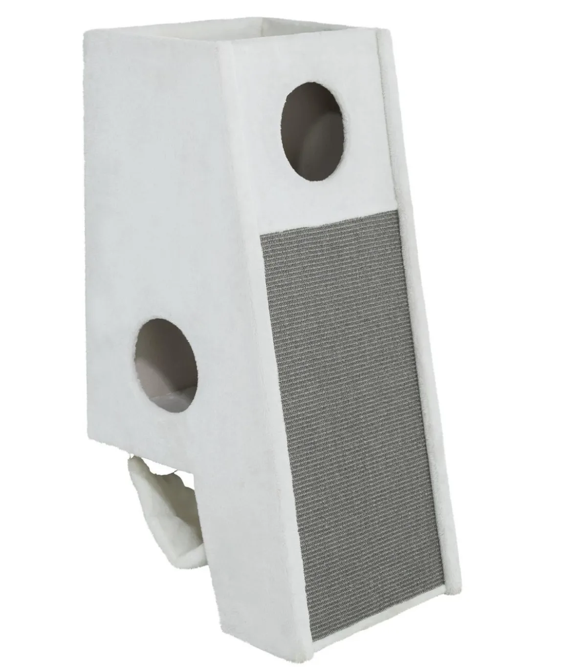 Trixie Kratzbaum mit Wandbefestigung, grau, ca. B59/H110/T49 cm