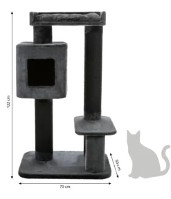Trixie Kratzbaum XXL Izan, anthrazit, ca. B70/H122/T50 cm