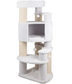 Trixie Kratzbaum XXL Zita, weiß, ca. B64/H147/T64 cm