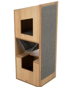 Trixie Kratztonne CityStyle, braun/grau, ca. B41/H105/T38 cm