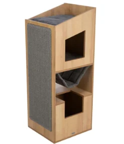 Trixie Kratztonne CityStyle, braun/grau, ca. B41/H105/T38 cm