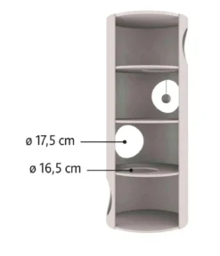 Trixie Kratztonne Edoardo, taupe/creme