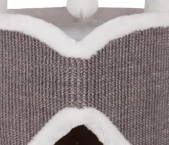 Trixie Kratzturm Cat Tower Arma, grau/weiß, ca. B38/H98/T38 cm