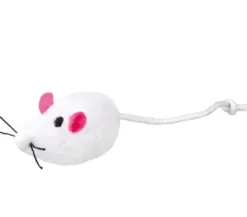 Trixie Mouse House, Set Plüschmäuse mit Katzenminze, 24-teilig