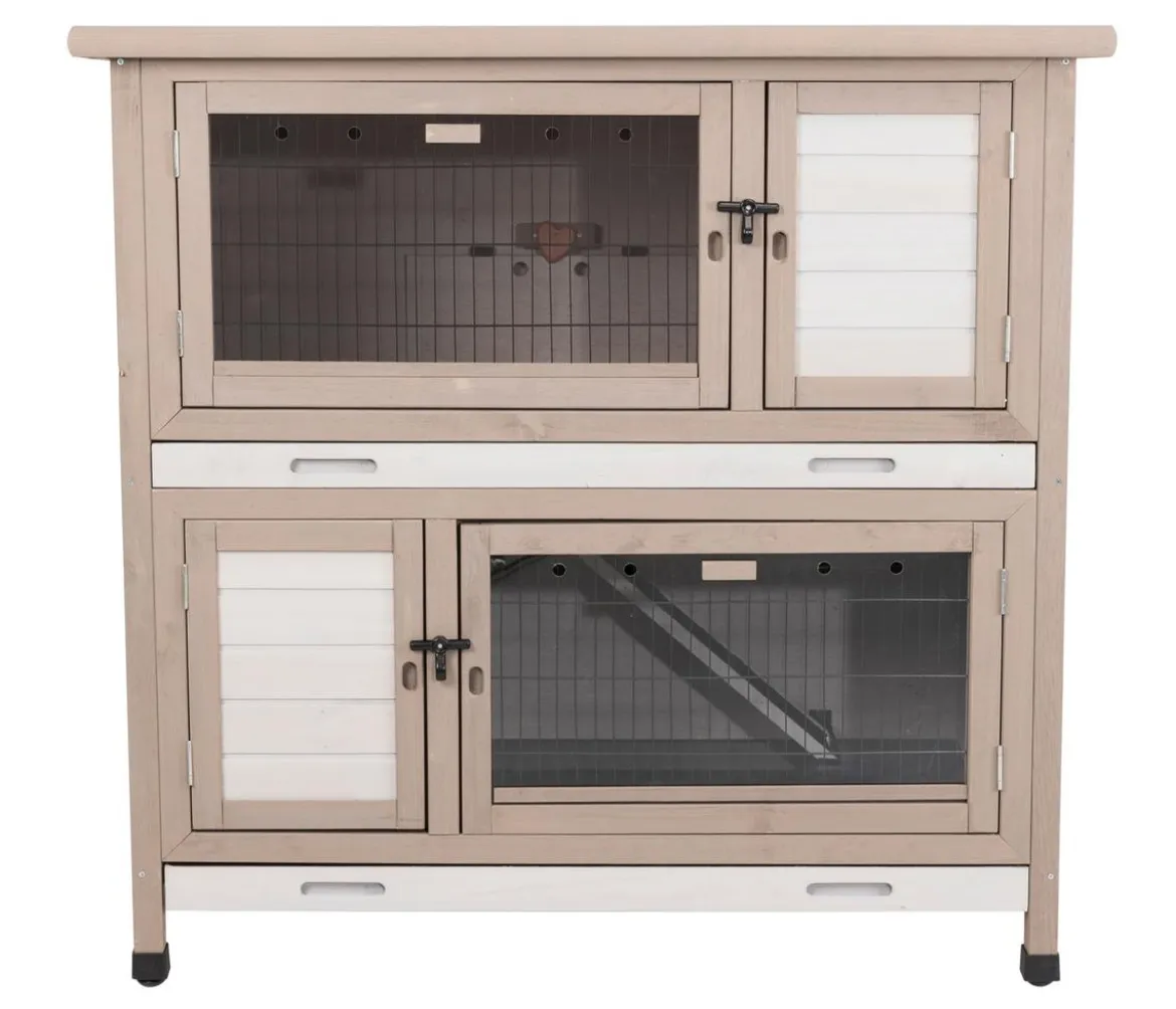 Trixie Natura Kleintierstall mit Wärmedämmung, ca. B116/H113/T65 cm