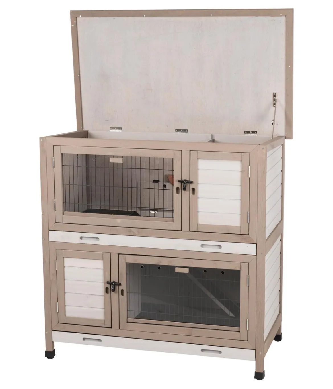 Trixie Natura Kleintierstall mit Wärmedämmung, ca. B116/H113/T65 cm