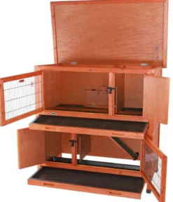 Trixie Natura Kleintierstall mit Wärmedämmung, ca. B116/H113/T65 cm
