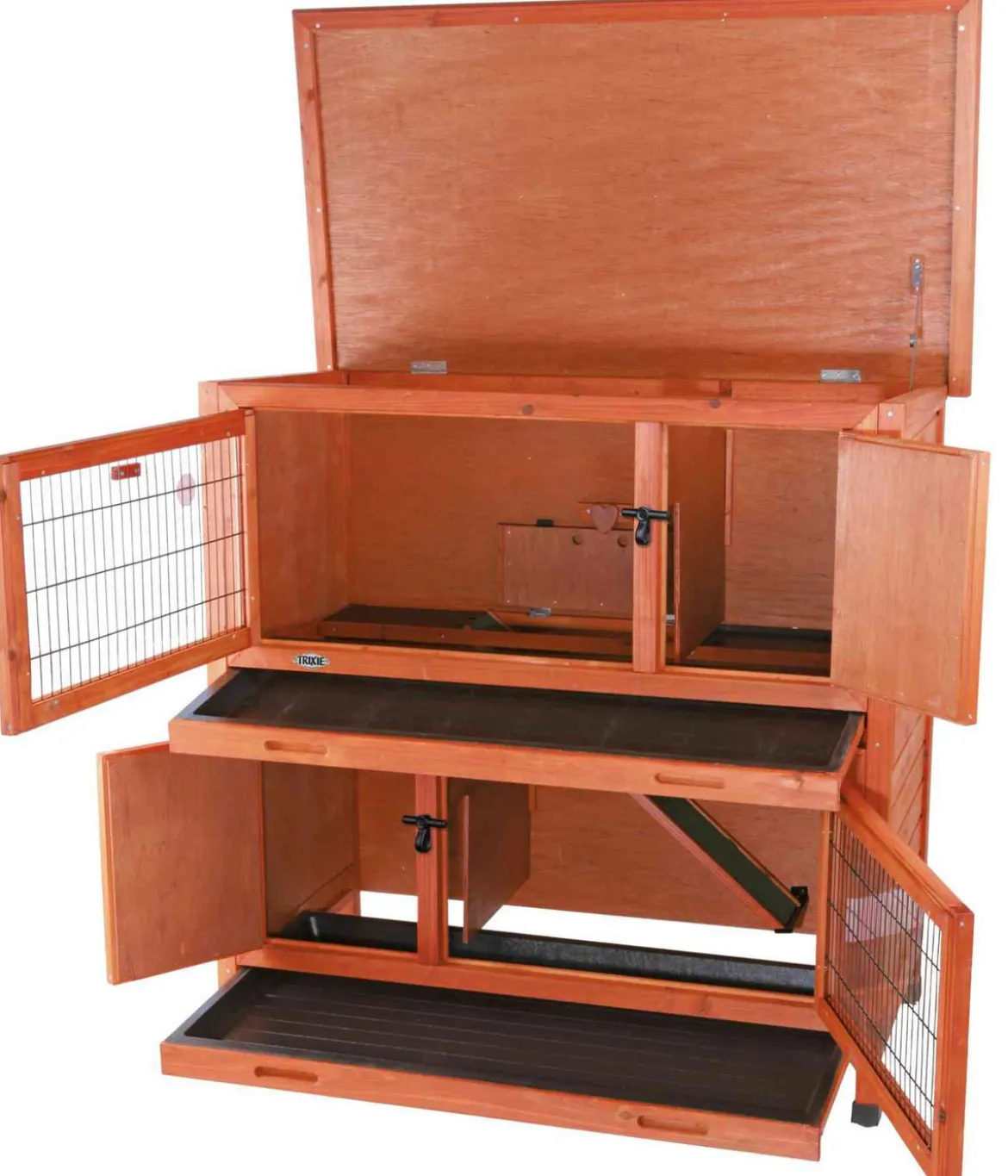 Trixie Natura Kleintierstall mit Wärmedämmung, ca. B116/H113/T65 cm