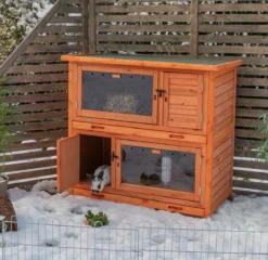 Trixie Natura Kleintierstall mit Wärmedämmung, ca. B116/H113/T65 cm