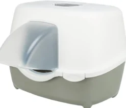 Trixie Outdoor Katzentoilette Davio Top mit Haube, ca. B56/H39/T39 cm