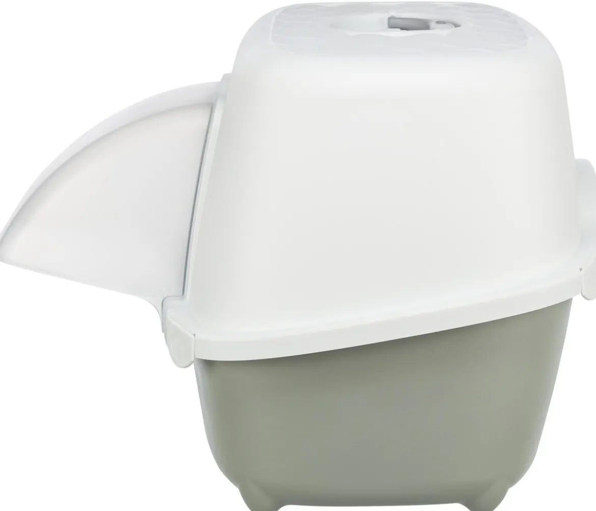 Trixie Outdoor Katzentoilette Davio Top mit Haube, ca. B56/H39/T39 cm