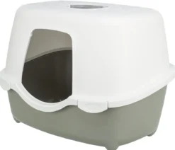 Trixie Outdoor Katzentoilette Davio Top mit Haube, ca. B56/H39/T39 cm