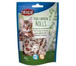 Trixie Premio Katzensnack Fish Chicken Rolls, 50 g