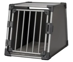 Trixie Transportbox für Hunde, Aluminium, grafit