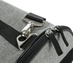 Trixie Transporttasche Holly, schwarz/grau, ca. B50/H30/T30 cm