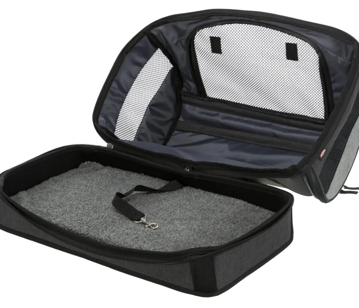Trixie Transporttasche Holly, schwarz/grau, ca. B50/H30/T30 cm