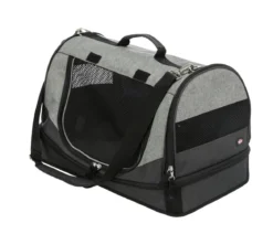 Trixie Transporttasche Holly, schwarz/grau, ca. B50/H30/T30 cm