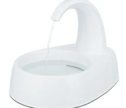 Trixie Trinkbrunnen Curved Stream, weiß, 2,5 l