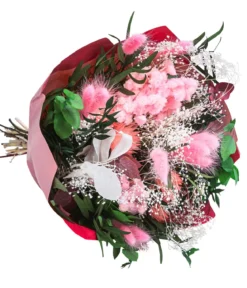 Trockenblumenbouquet Primavera, pink
