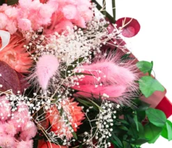 Trockenblumenbouquet Primavera, pink