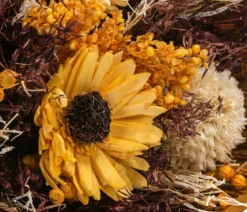 Trockenblumenbouquet Sunflower Autumn, gelb/orange