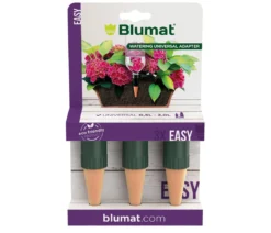 Tropf-Blumat Flaschenadapter mit Tonkegel für Topfpflanzen, 3 Stk.