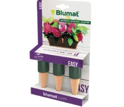 Tropf-Blumat Flaschenadapter mit Tonkegel für Topfpflanzen, 3 Stk.
