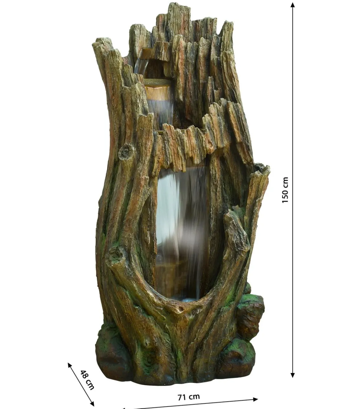 Ubbink Acqua Arte Polyresin-Gartenbrunnen Cerda ca. H150 cm