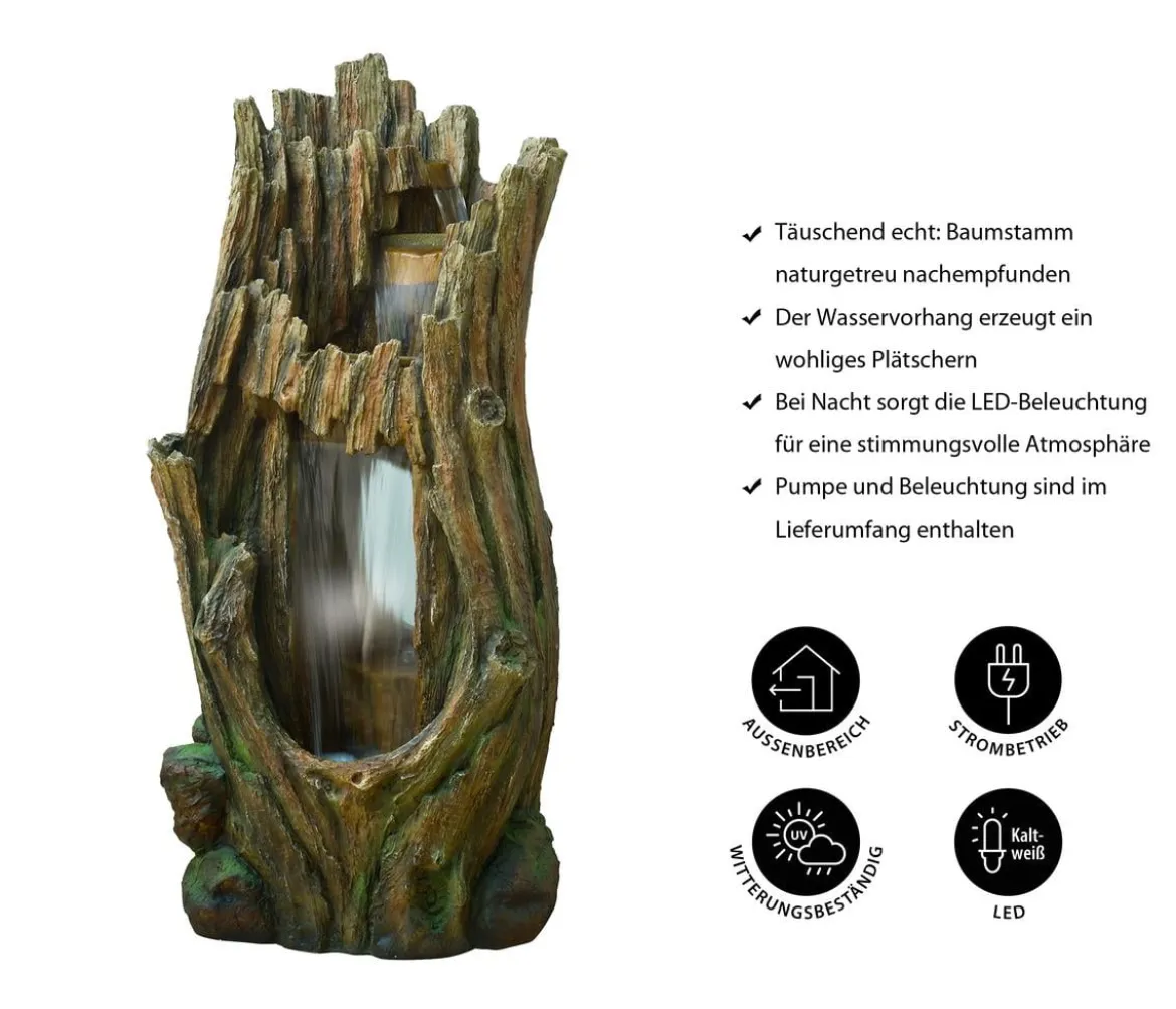 Ubbink Acqua Arte Polyresin-Gartenbrunnen Cerda ca. H150 cm