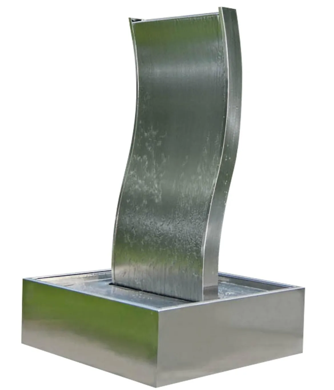 Ubbink Edelstahl-Gartenbrunnen Genova, ca. B60/H110/T60 cm