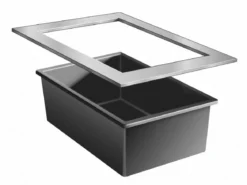 Ubbink HDPE-Fertigteich Quadra C3, ca. B118/H44/T78 cm, 365 l