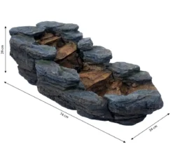 Ubbink Polyresin-Bachlauf Cazorla, ca. B74/H29/T34 cm