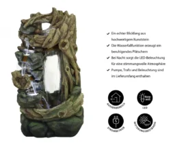 Ubbink Polyresin-Gartenbrunnen Acqua Arte Sartene, ca. H180 cm