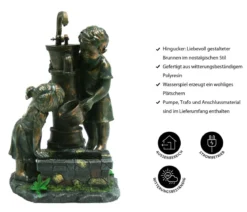 Ubbink Polyresin-Gartenbrunnen Atlanta, ca. B44/H69,5/T39,5 cm