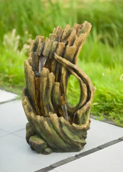 Ubbink Polyresin-Gartenbrunnen Mini-Wasserfall Alcamo, ca. B51/H78/T36 cm