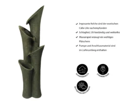 Ubbink Polyresin-Gartenbrunnen-Set Montreux, 25 x 23,5 x 86 cm